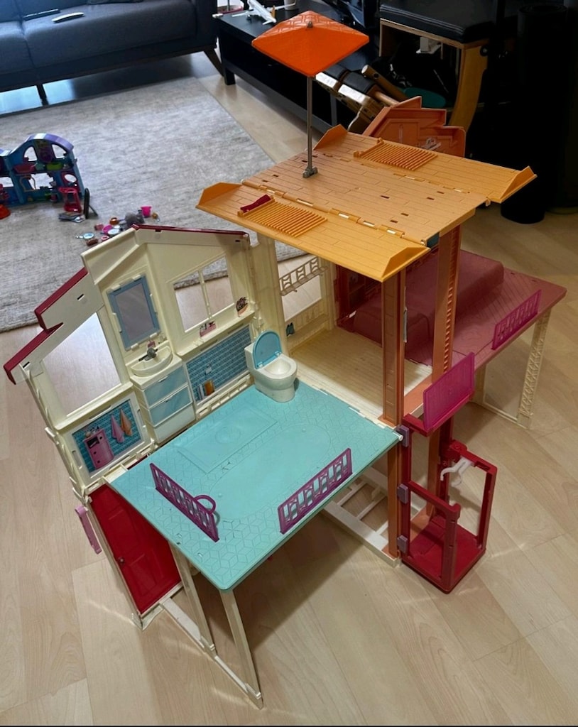 Kız çocuk oyuncak Barbie ev - 9