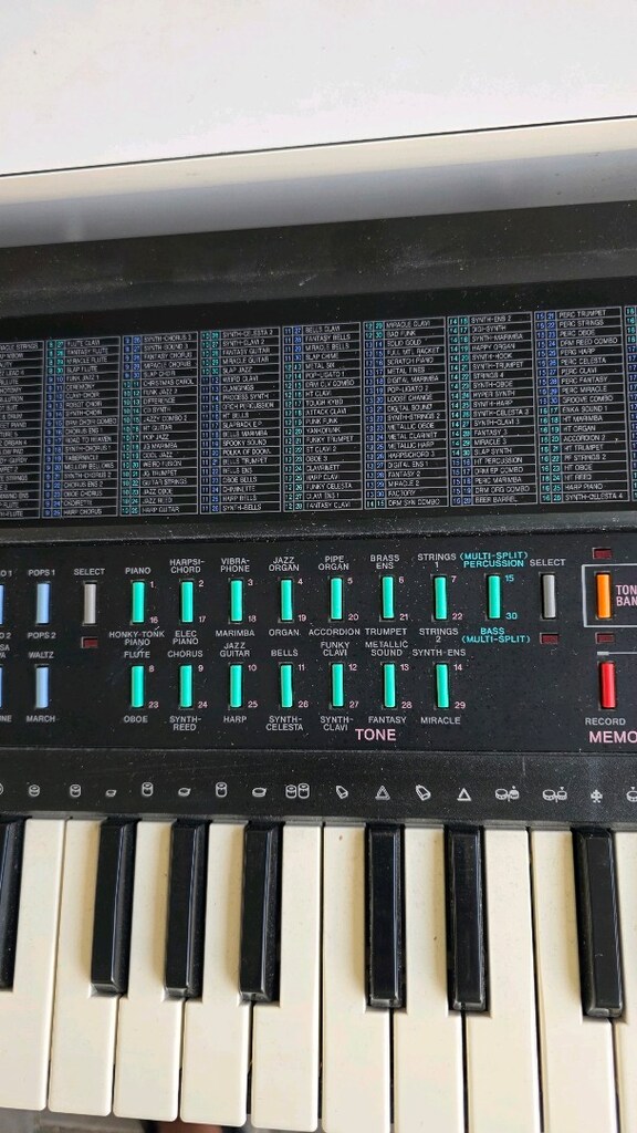 Casio Mt-740 org, 61 tuş, japon, stand, çanta - 5