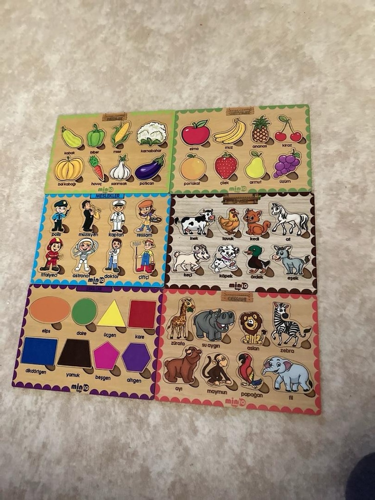 6’lı ahşap puzzle - 3