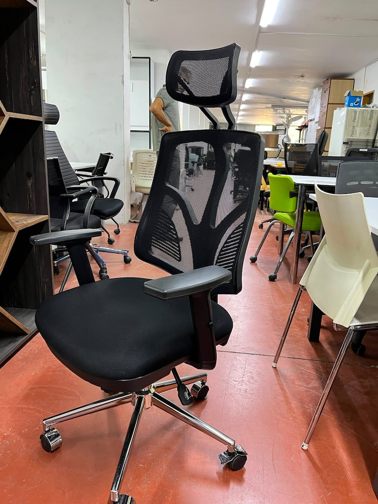 KLAS OFİS PENDİK SİYAH FİLELİ BAŞLIKLI YÖNETİCİ KOLTUĞU - 3