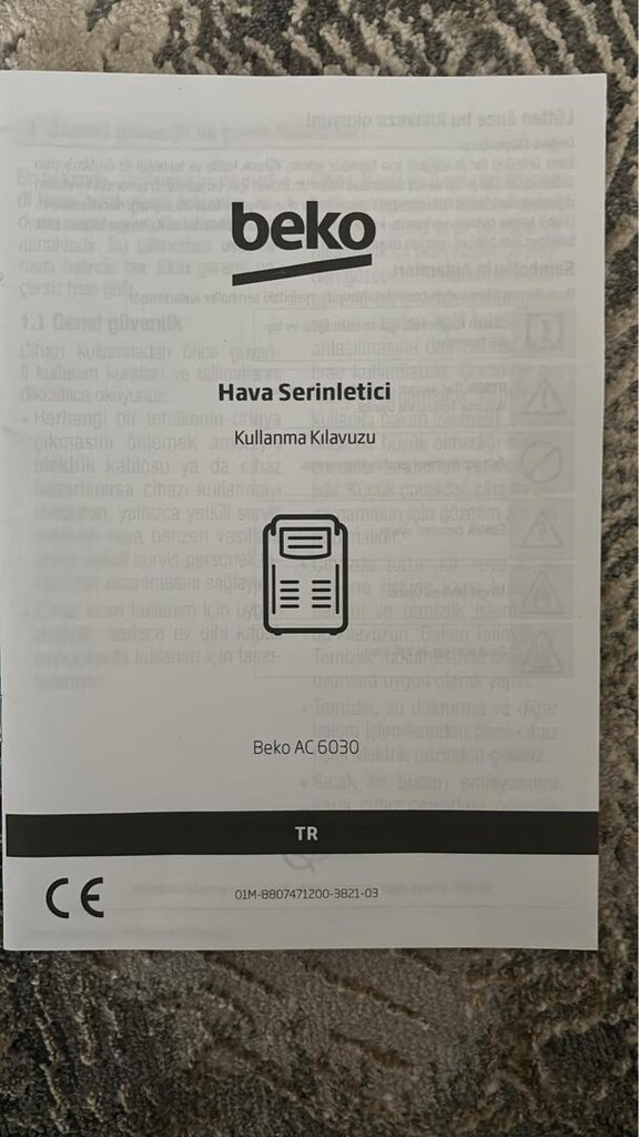 beko ac6030 uzaktan kumandalı iyonizer hava soğutucu - 5