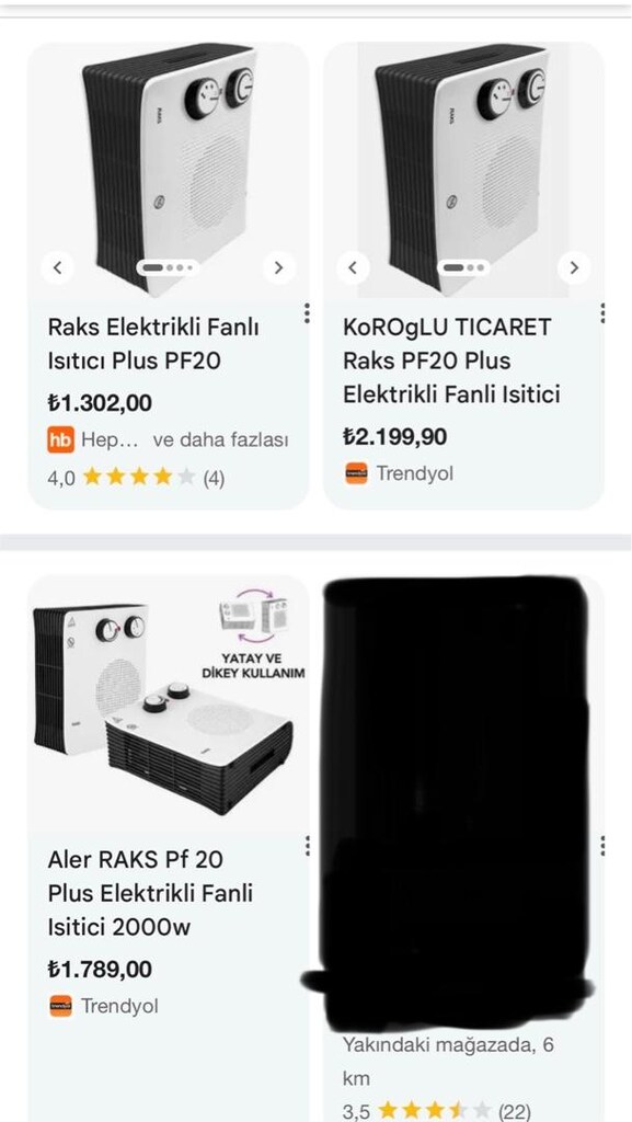 Raks PF20 Plus Elektrikli Fanlı Isıtıcı - 6