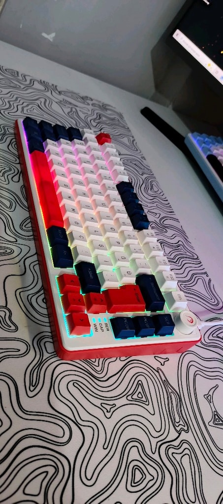 rampage clicky 75 rgb oyuncu bilgisayar klavyesi - 5