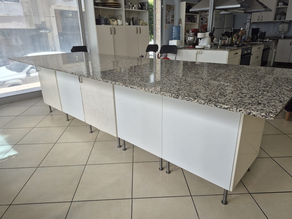 340x120 cm Granit Çalışma Tezgahı 5 IKEA Alt Dolaplı+Aydınlatma - 2