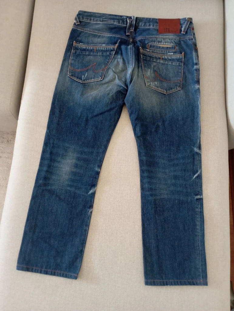 LTB Yırtık Detaylı Mavi Jean Pantolon 34/34 beden - 3