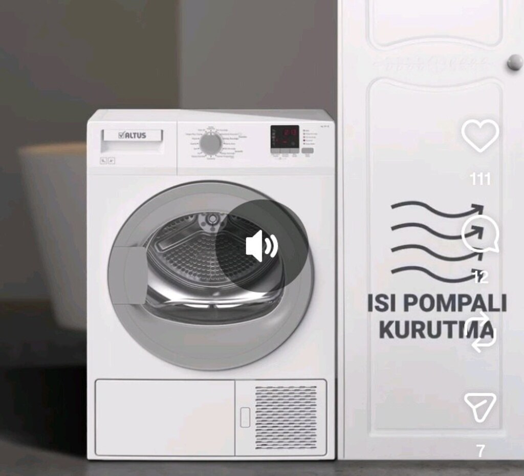 Altus çamaşır kurutma makinesi,9kg, 15 program, AL 91 IC, - 4