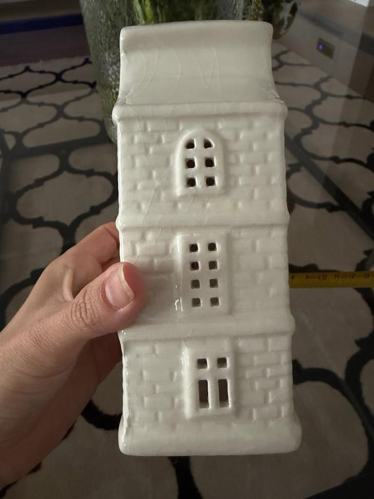ikili seramik dekor ev mumluk - 14