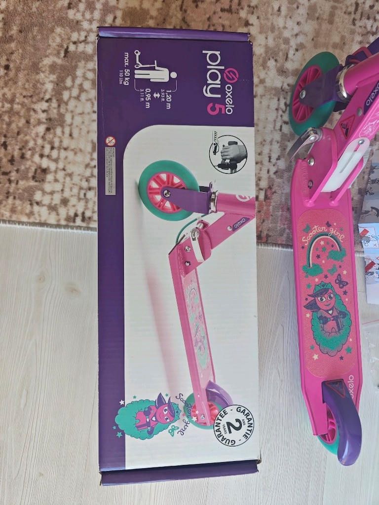 oxelp play 5 kız çocuk scooter - 4