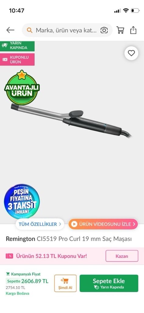 Remington saç maşası - 5