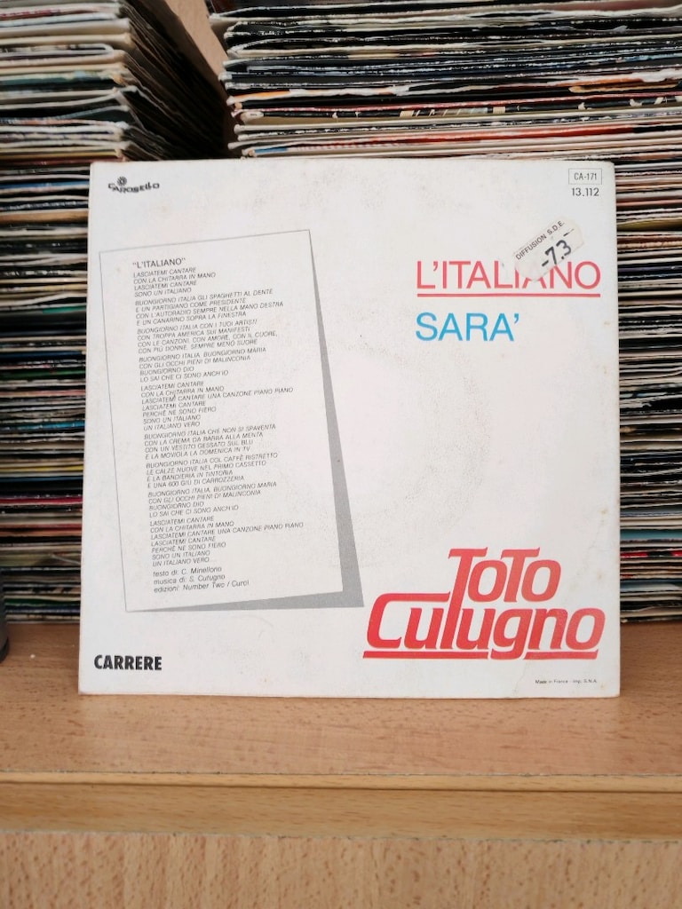 Toto Cutugno & L'italiano 45 lik - 2