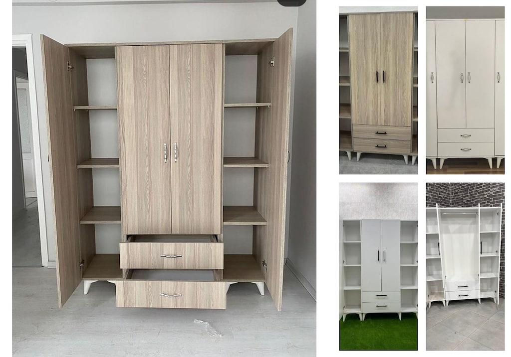 4 kapaklı elbise dolabı vspkpxvmvs - 5