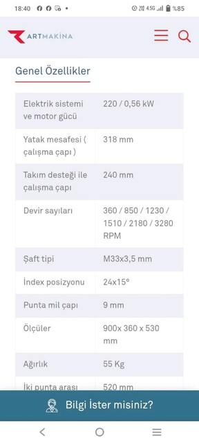 Jet Ağaç Torna ve Full Bıçak Seti
