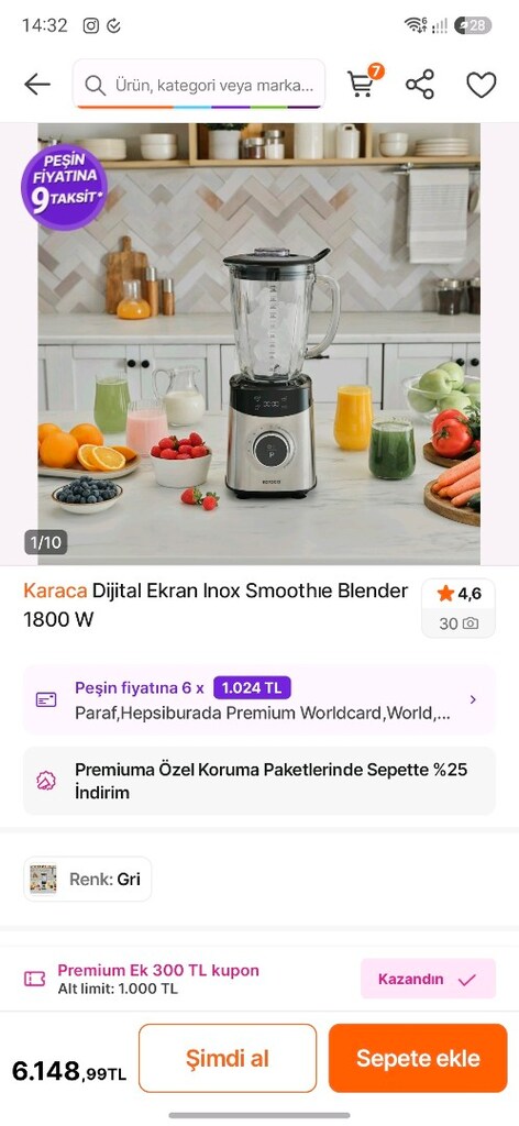 Smoothie Blender - 8