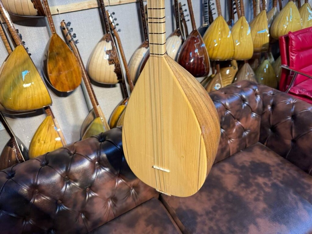 TAM PROFESYONEL 41 TEKNE CEVİZ AĞACI UZUN SAP SAZ - 6