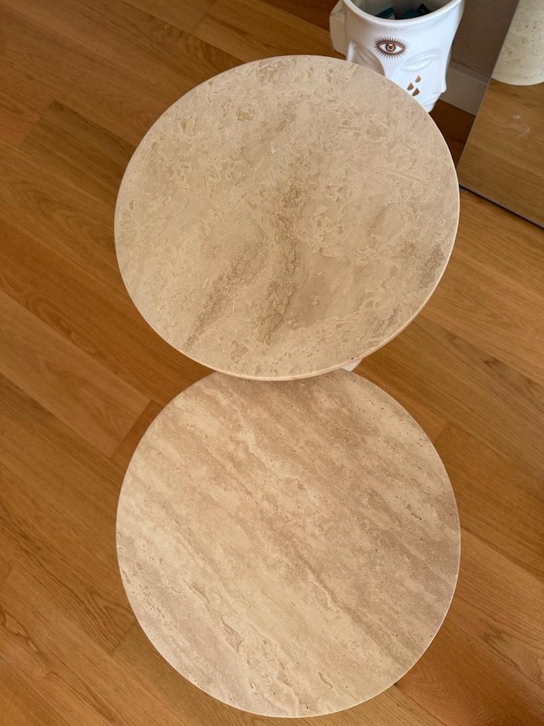 2’li traverten sehpa - 5