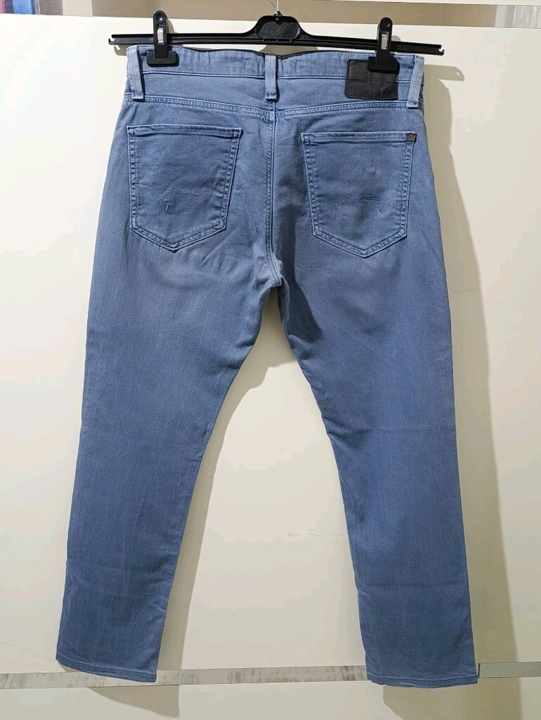 BUZ MAVİSİ KOT PANTOLON "MAVİ" - 5