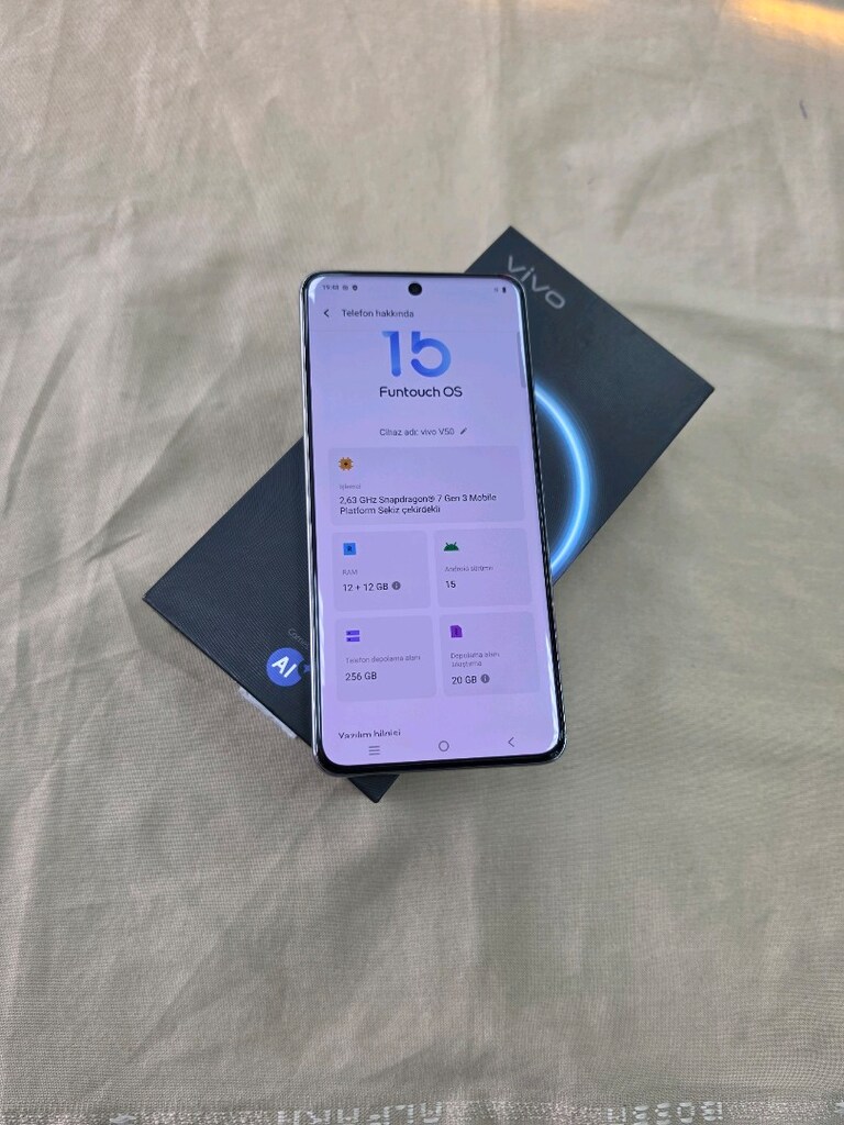 Vivo V50 Türkiye garantili faturalı - 4