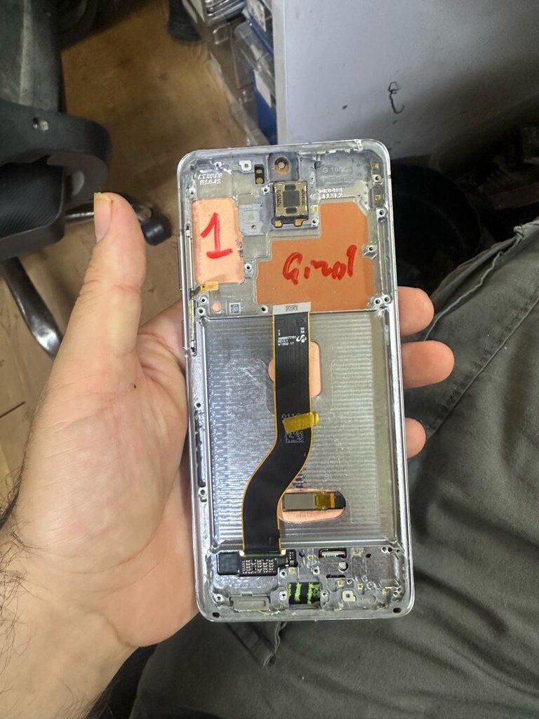 Samsung s20 plas orijinal çizgili ekran - 4