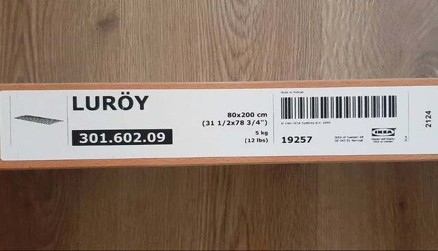 İkea Luröy Karyola Latası, 80x200 cm