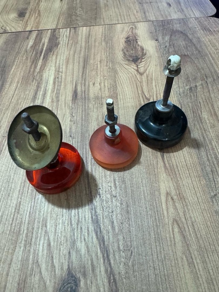 Vintage / Retro Bakalit Kapı kulpları - 6