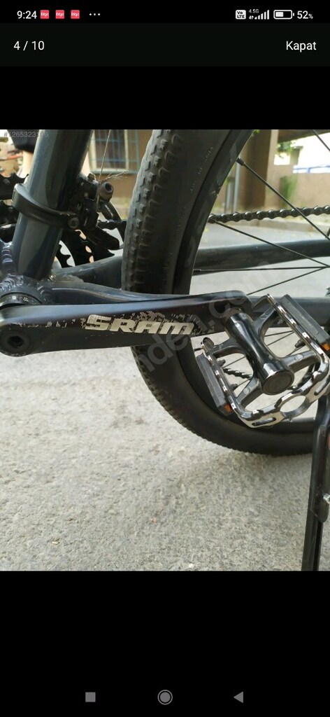 GEOTECH XC PRIME 1.1 DAĞ BİSİKLETİ 26 JANT 10x3 30 VİTES SRAM X7 ARKA - 2