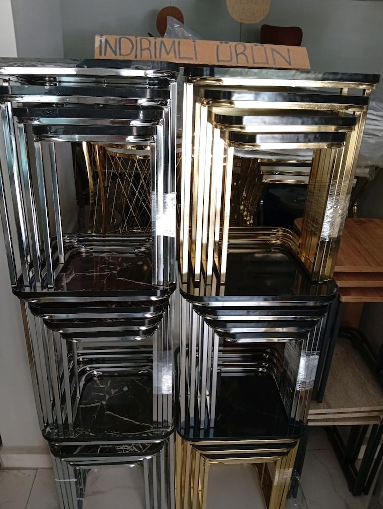 Kampanyalı Nakite Özel Gel Ala Özel Koltuğa Geçe Bilen Sehpa - 4
