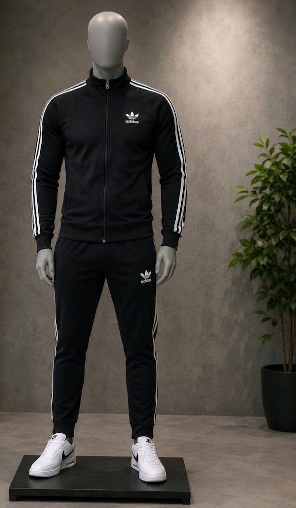 Adidas 3 Çizgili Klasik Eşofman Takımı - SIFIR / A Kalite - 3