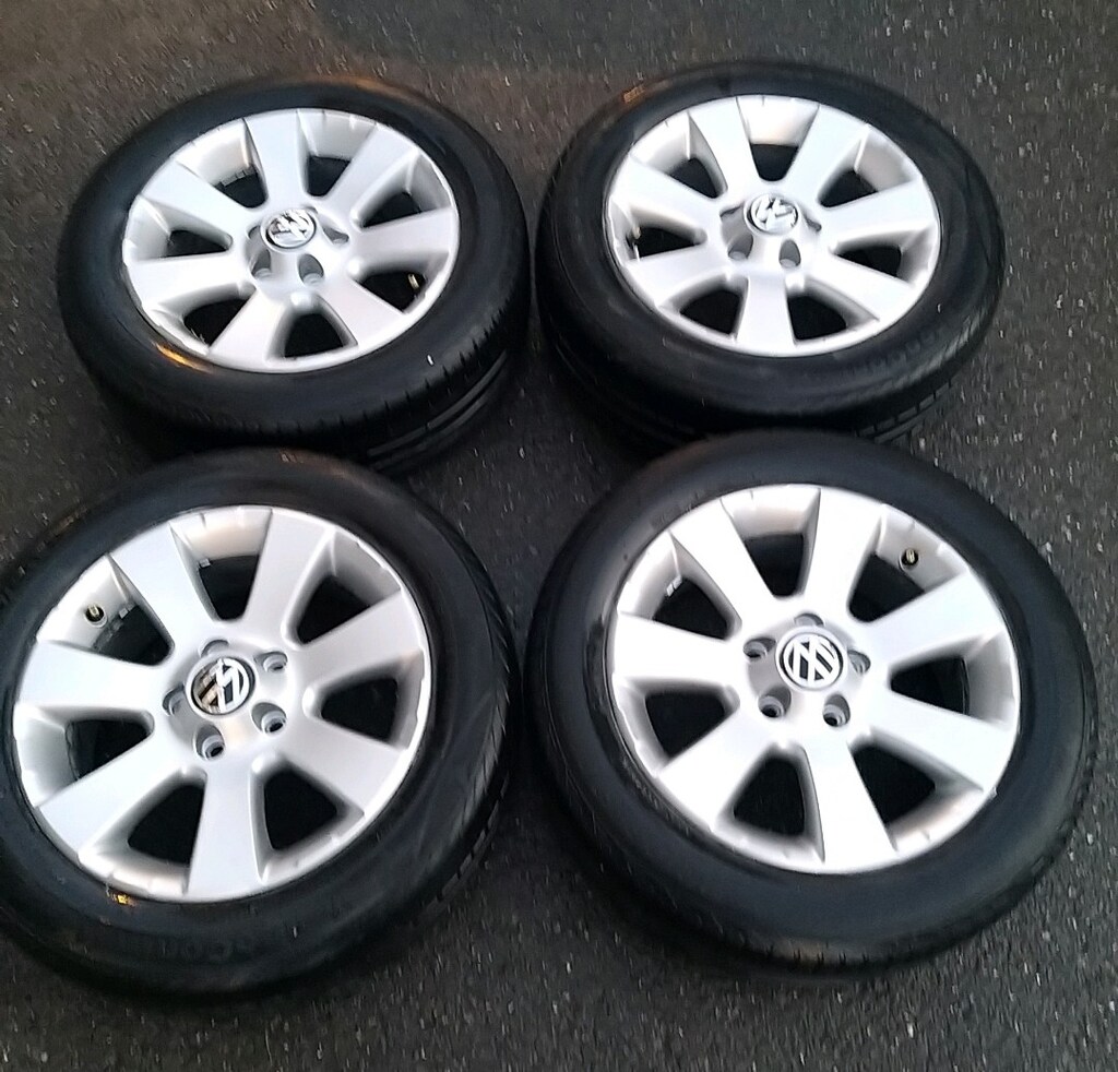 205 55 16 ORJİNAL TİGUAN JANT LASTİK TAKIMI TİGUAN CADDY GOLF AUDİ - 3