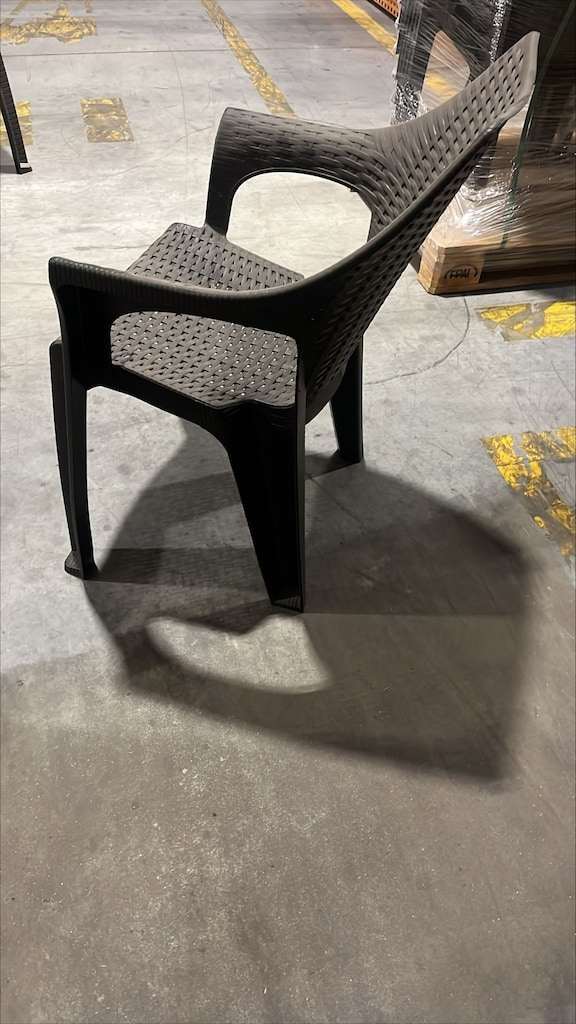 Polo Rattan Sandalye KAHVERENGİ - 4