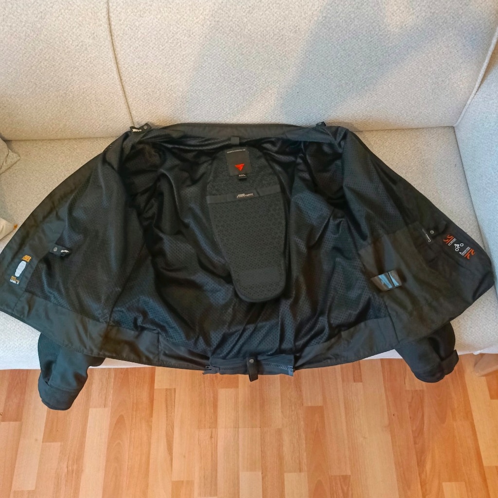 SHIMA Yazlık File Motosiklet Montu 3XL – Level 2 Sırt Korumalı - 9
