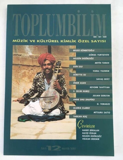 Toplumbilim Sayı: 12 / Müzik ve Kültürel Kimlik Özel Sayısı Mayıs 2001