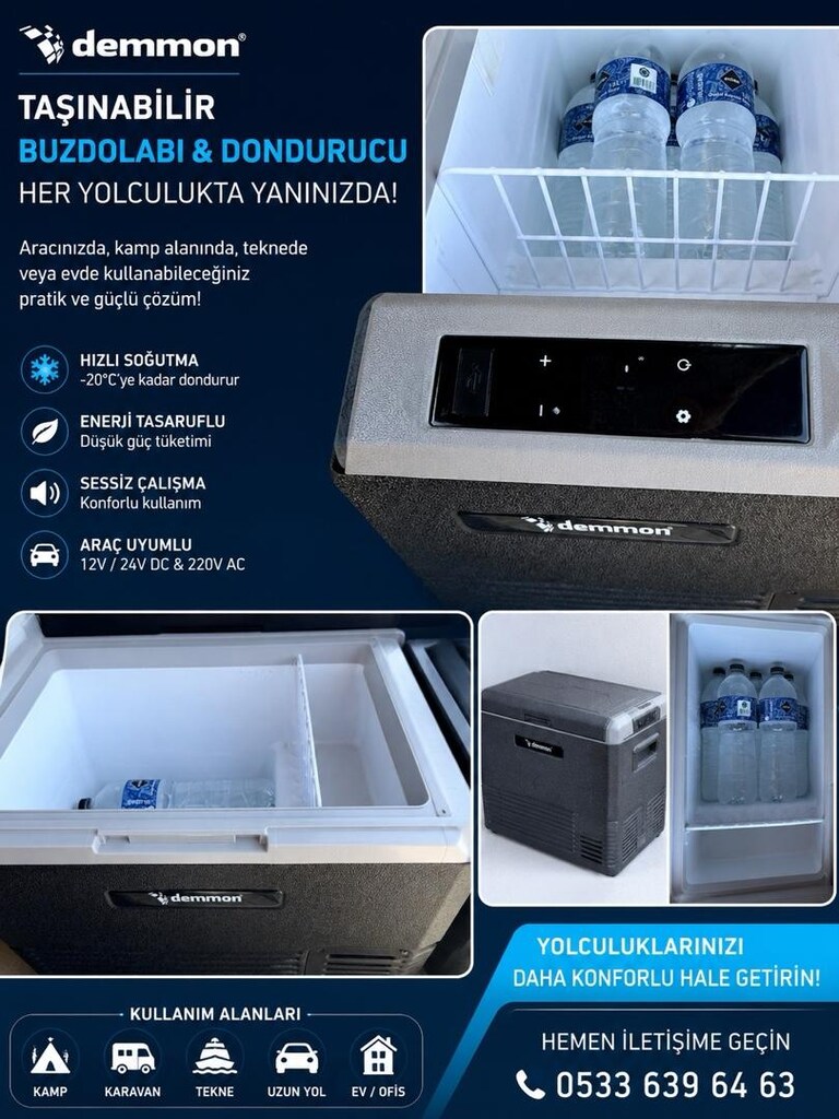 araç buzdolabı -20 ye kadar dondurucu özelliği var - 2
