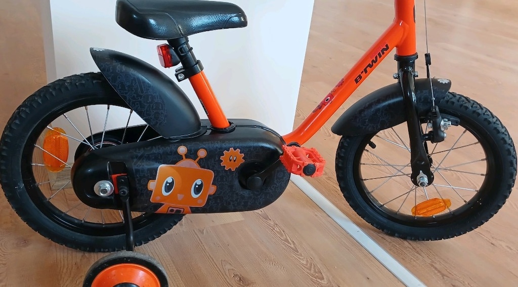 Btwin çocuk bisikleti 14 jant Decathlon YENİ GİBİ Ön Sepetli - 20