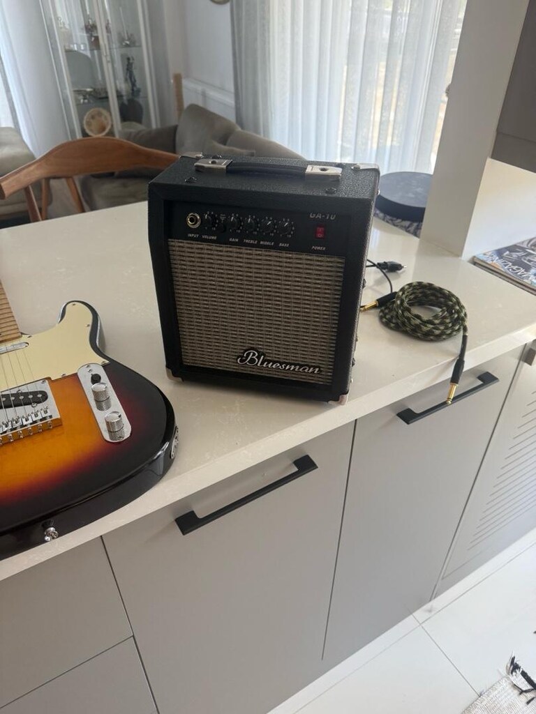 woof electro gitar + bluesman amfi seti - 3