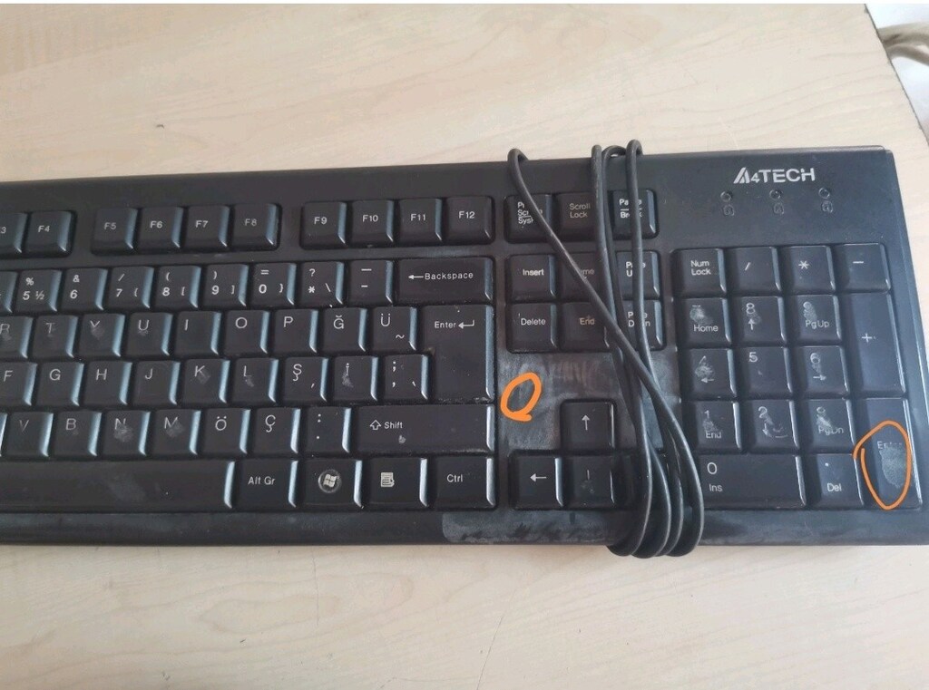 A4 tech kr 83 q Klavye - 3