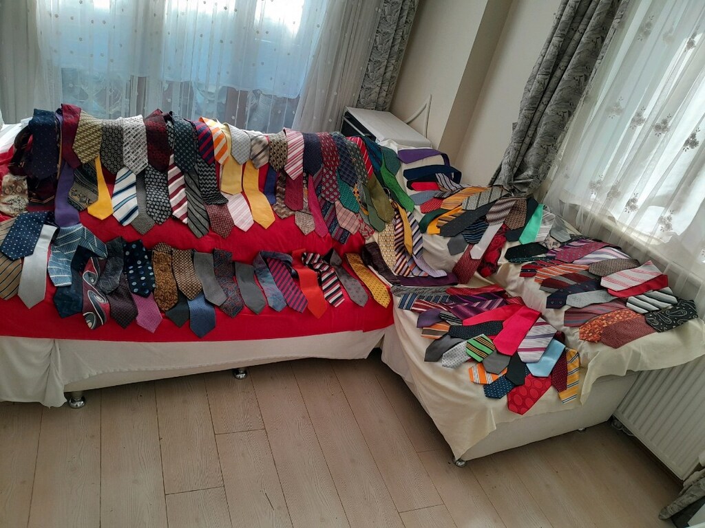Az kullanilmis, Adet fiyati! kolleksiyonluk,200 adet, Ipek kravatlar - 18