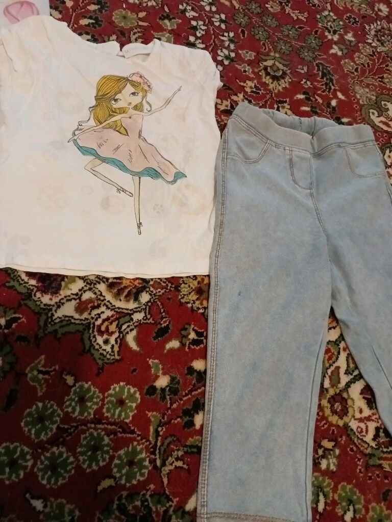 kız çocuk kot t-shirt kombin