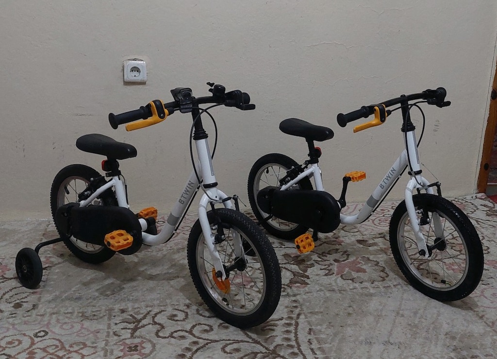 2 ADET YENI SERI 14 JANT DECATHLON BTWIN ÇOCUK BISIKLETI - 9