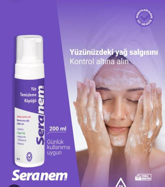 ORJİNAL Dermadolin Seranem Yüz Temizleme Köpüğü