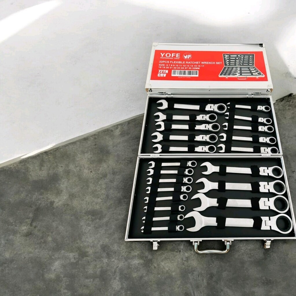 orijinal yofe marka 22 parça cırcırlı anahtar takımı - 2