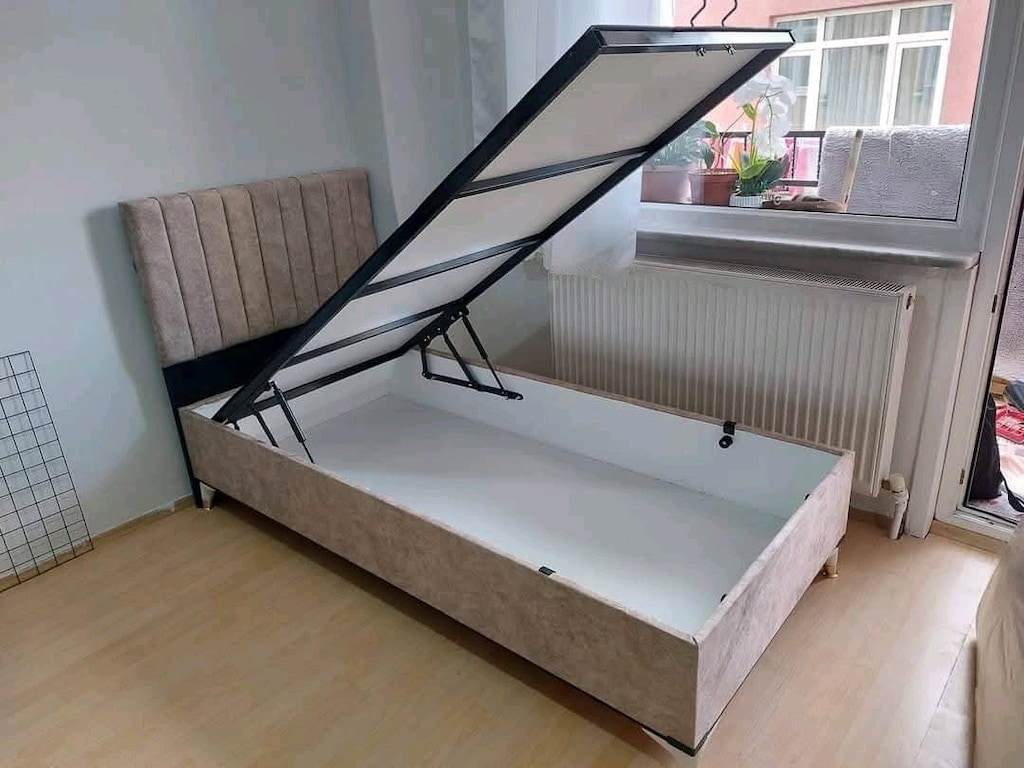 RENK RENK 90X190 BAZA BAŞLIK YATAK. KAPIDA ÖDEME ÜCRETSİZ TESLİM - 9