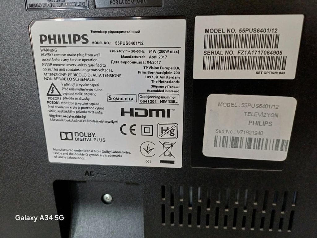 Philips 55PUS6401 Ultra HD (4K) Ambilight TV - 5