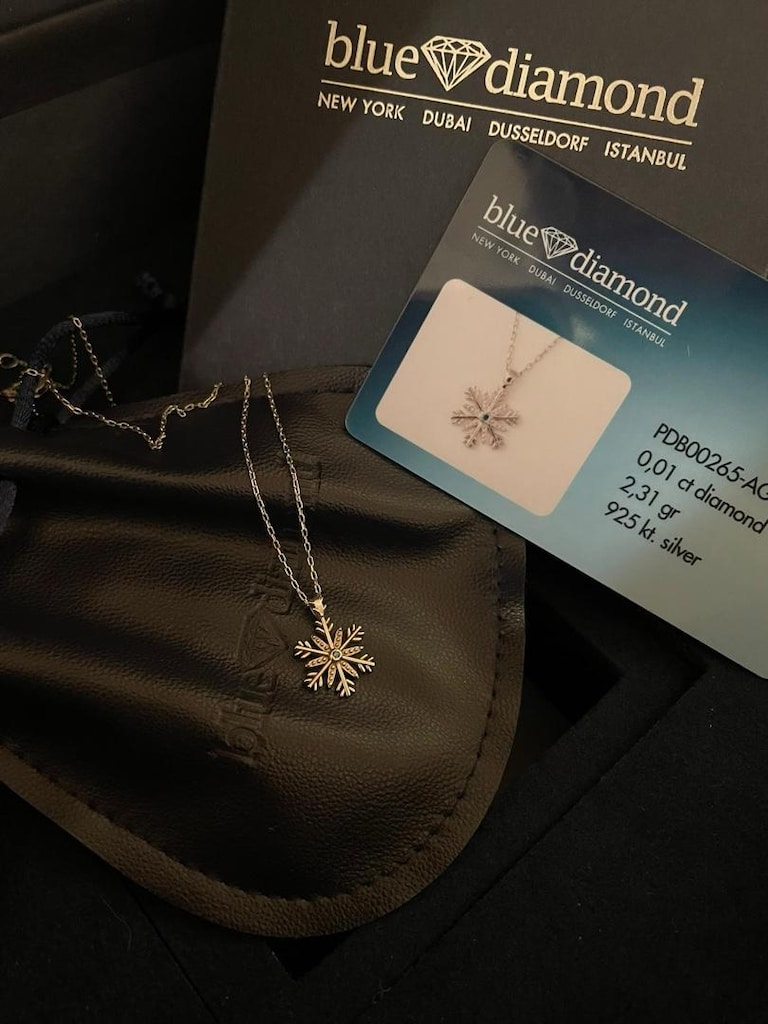 Bluediamond 12 Numara 0.50 karat Lotus yüzük. - 8