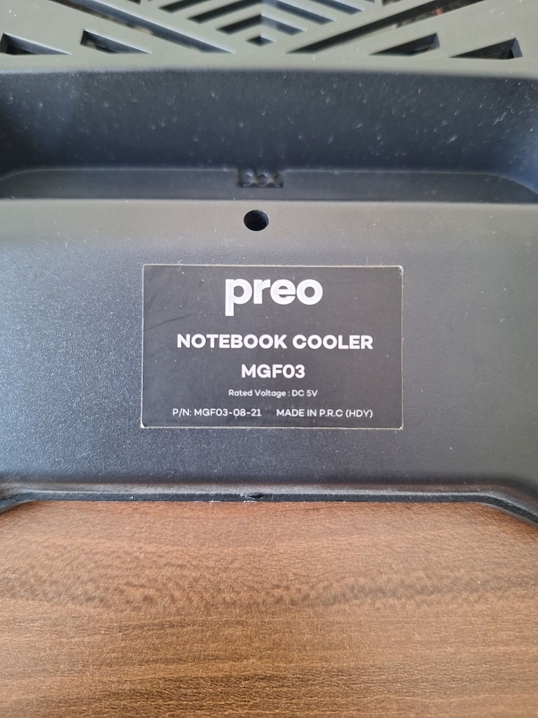 Preo 6 Fanlı Laptop Soğutucu Stant - Mavi RGB - 3