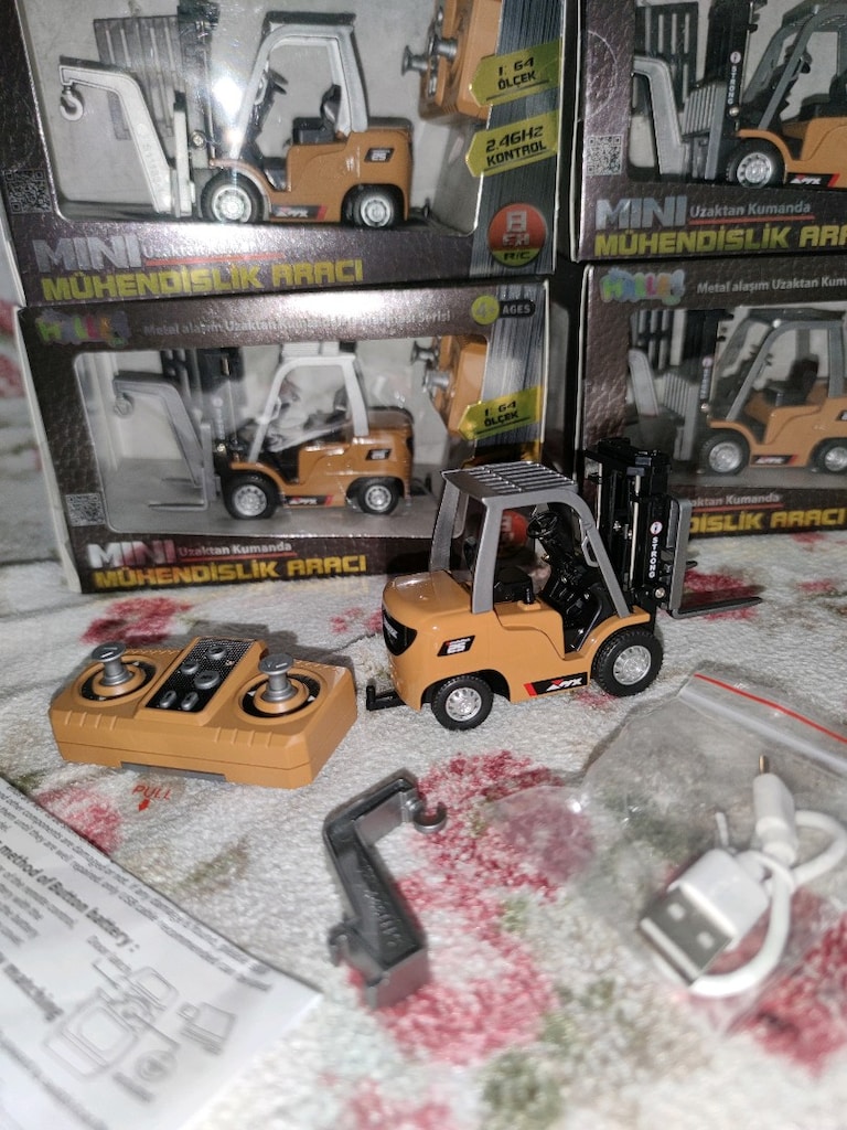 1/64 kumandalı forklift - 3