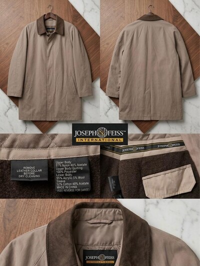 Joseph Feiss Vintage Trençkot Pardesü