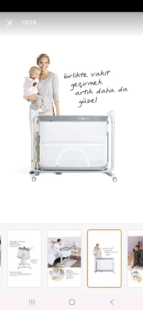 Elektrikli anne yanı beşik - 9