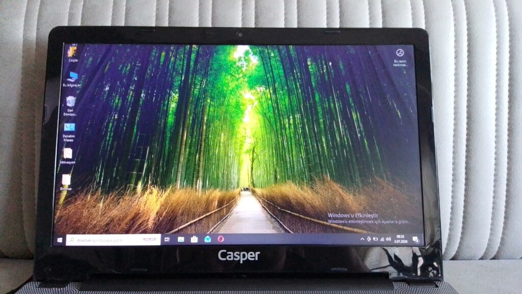 Intel pentium 3710 işlemcili 4 GB ram 320 hhd Casper laptop Notebok - 2