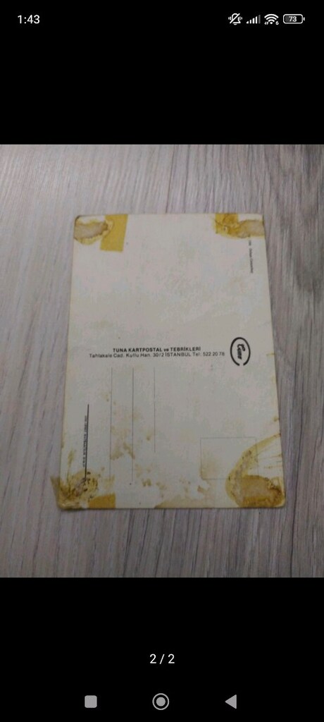 Orhan Gencebay Kartpostal - 2