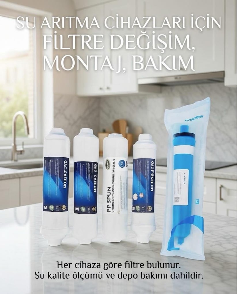 SU ARITMA CİHAZLARI FİLTRE DEĞİŞİMİ KAMPANYASI- MONTAJ DAHİL 1.700 TL. - 17